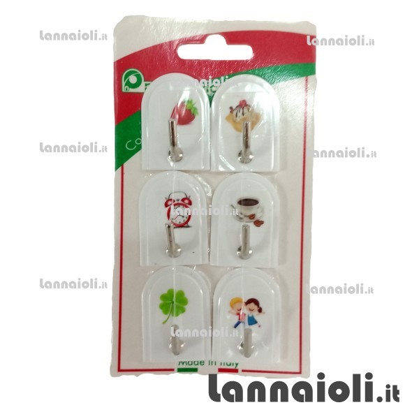 GANCI ADESIV.PZ.6 ASSORT. 